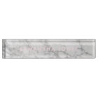 White Carrara Marble Classic Personalised