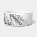 White Carrara Marble Pet Bowl<br><div class="desc">White Carrara Marble Pet Bowl</div>