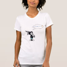 White Cartoon Women's T-Shirt