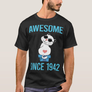 White Cat - Awesome Since 1942 T-Shirt