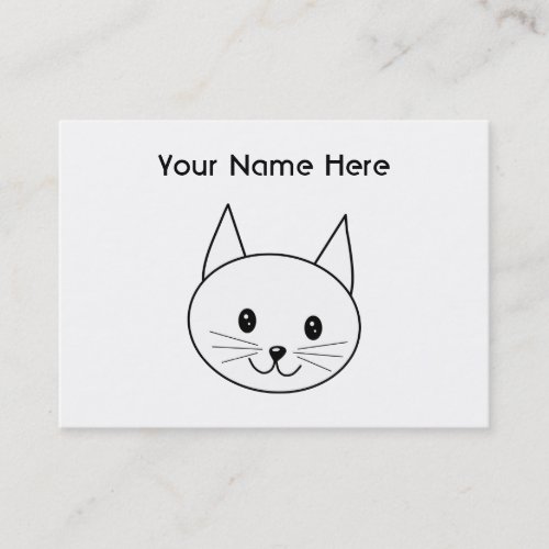 White Cat Business Cards