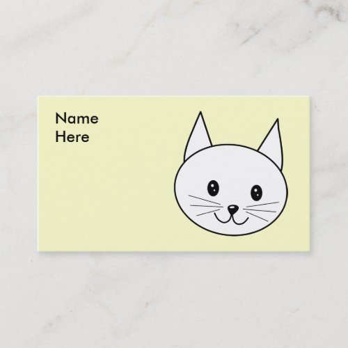 White Cat Business Cards