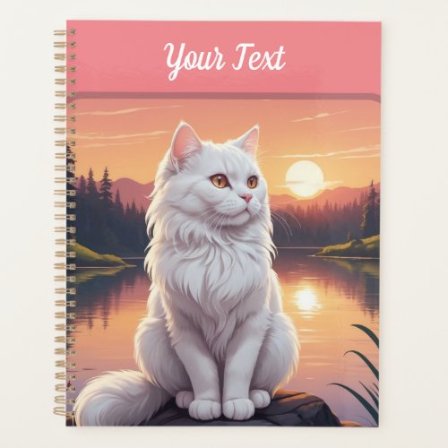 White Cat by Lake Planner