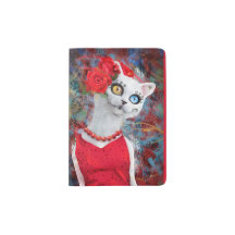 White cat, day of the dead