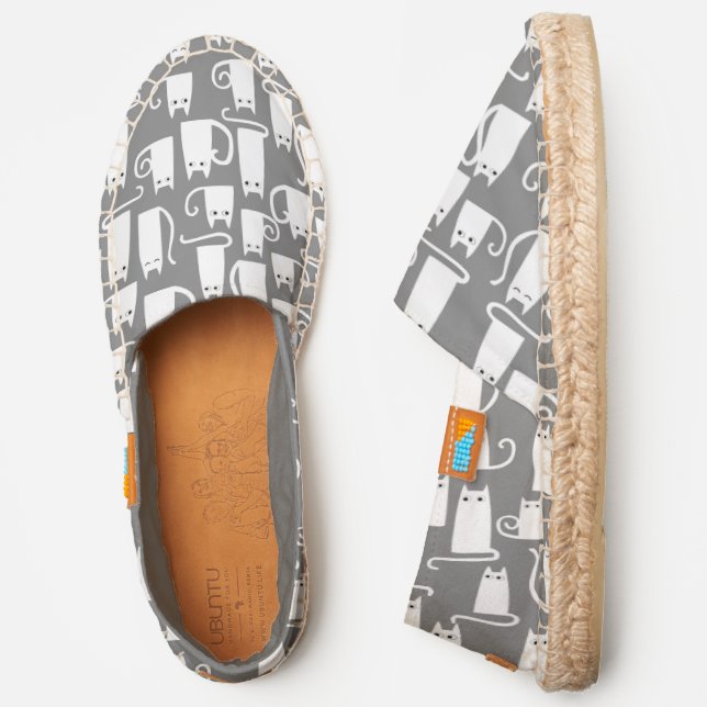 White Cat Espadrilles (Side)
