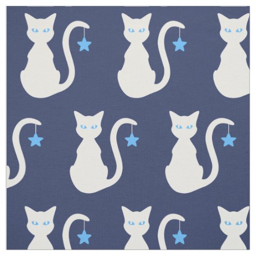 White Cat Fabric