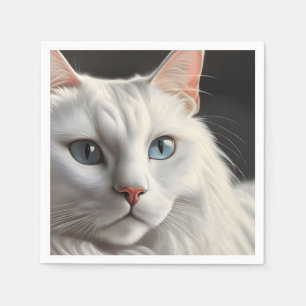 White Cat Napkins