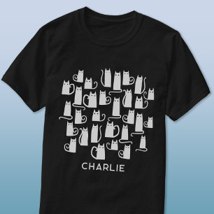White Cat Personalized T-Shirt