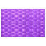 White Cat Polka Dot Pattern Isolated on Purple Fabric
