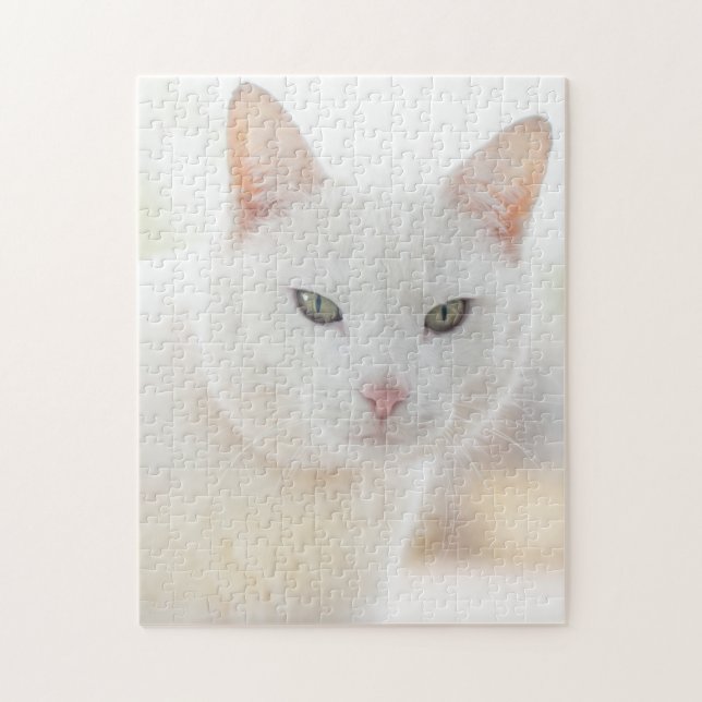 White Cat Puzzle (Vertical)