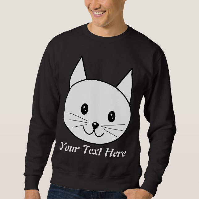 White Cat Sweatshirt (Front)