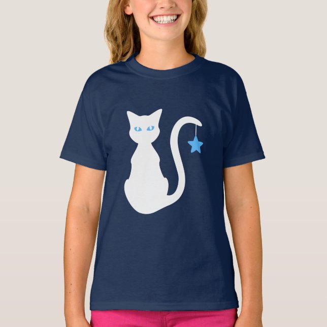 White Cat T-Shirt (Child) (Front)