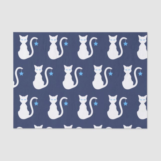 White Cat Tissue Paper (Front)