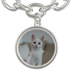 White cat   Zazzle_Growshop. Bracelet