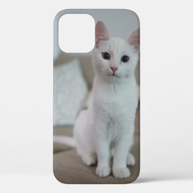 white cat | Zazzle_Growshop. Case-Mate iPhone Case (Back)