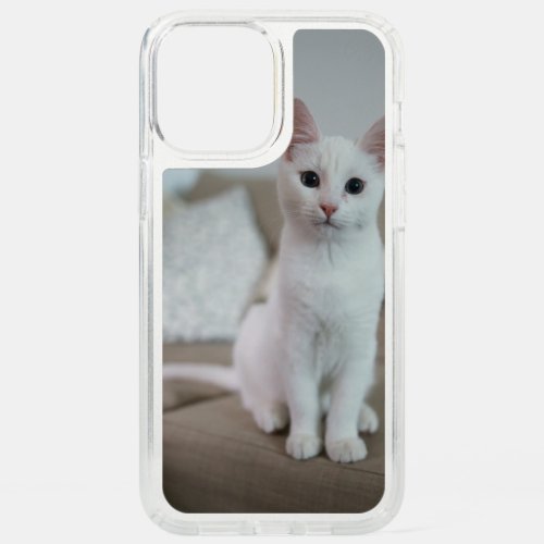 White cat  Zazzle_Growshop Speck iPhone 12 Pro Max Case