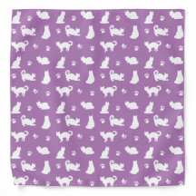 Reversible Handmade Pattern: Red Background White Hearts Black/White Paw Prints Medium Pet Collar Bandana Reversible Handmade Pattern: Red Background White Hearts Black/White Paw Prints Medium Pet Collar Bandana