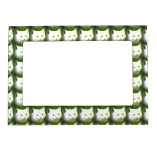 white cats magnetic frame