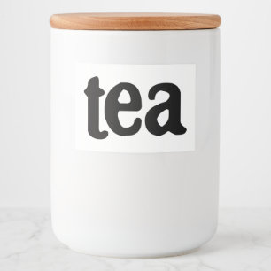 White Ceramic Kitchen Canisters Home Food Storage  Label