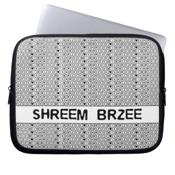 White Chant Shreem Brzee Money Mantra Laptop Sleeve by mystic_persia at Zazzle