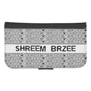 White Chant Shreem Brzee money mantra Samsung S4 Wallet Case