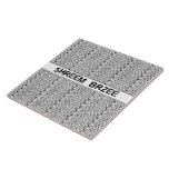 White Chant Shreem Brzee Money Mantra Tile at Zazzle