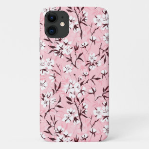 White cherry blossom iPhone 11 case