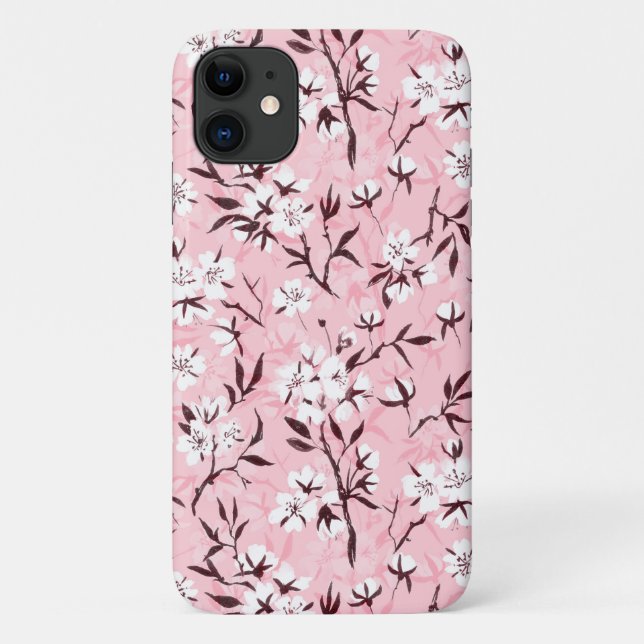 White cherry blossom Case-Mate iPhone case (Back)