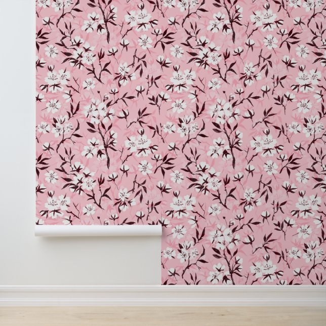 White cherry blossom wallpaper  (Application)