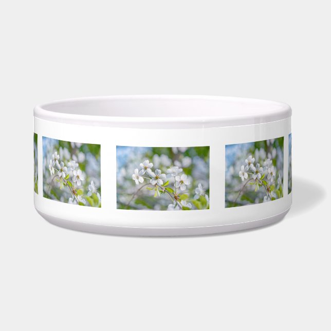 White Cherry Flower Bowl (Front)