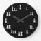 White Chess Pieces Clock