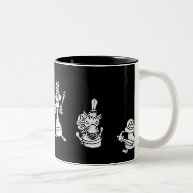 White Chessmen ready for War Mug (Right)
