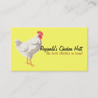 White Chicken Business Card