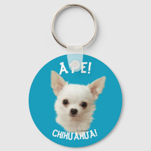 White Chihuahua, Aye Chihuahua Keychain