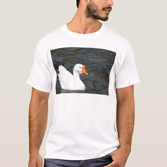 White Chinese Goose T-Shirt (Front)