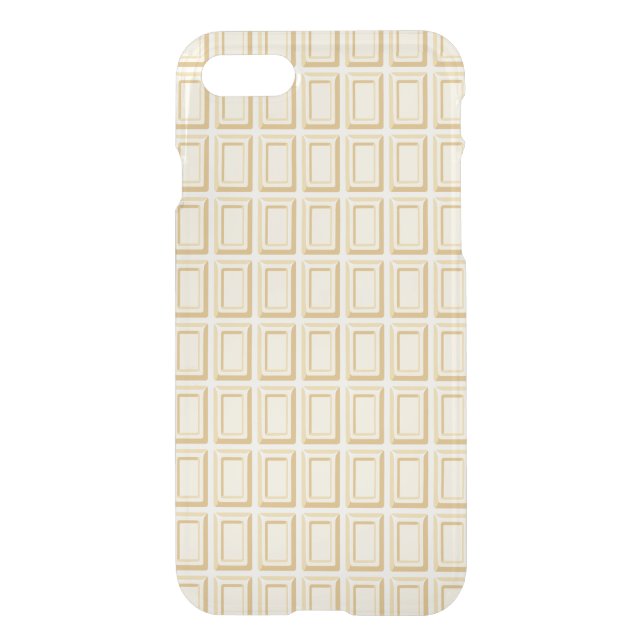 White Chocolate Bar Texture Uncommon iPhone Case (Back)