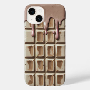 White Chocolate Drip iPhone 14 Case