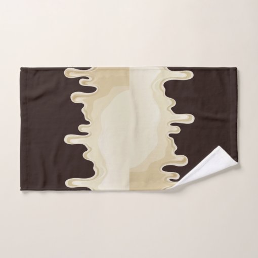 White Chocolate on Dark Chocolate Brown Bath Towel Set Zazzle