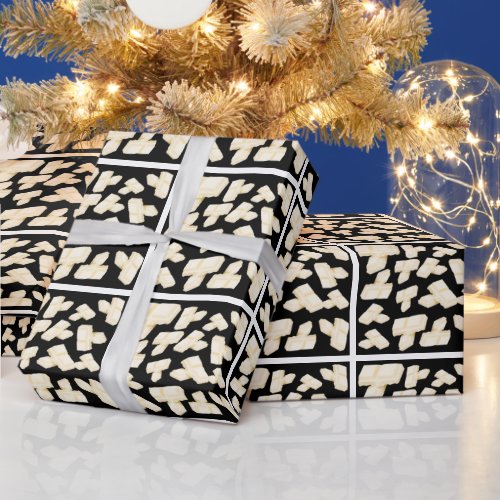 White chocolate pattern  wrapping paper
