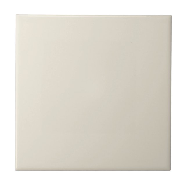 White Chocolate Solid Color Ceramic Tile (Front)
