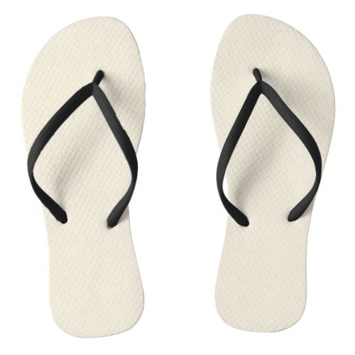 White Chocolate Solid Color Flip Flops
