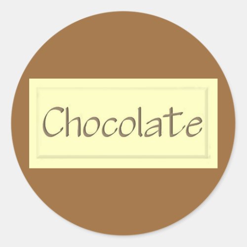 White Chocolate Sticker