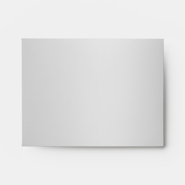 White Christening Gown Christening Thank You Card Envelope (Front)