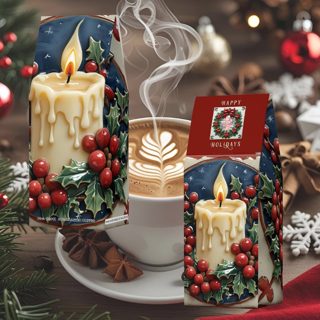 White Christmas Candle  Roasted Coffee (Creator Uploaded)