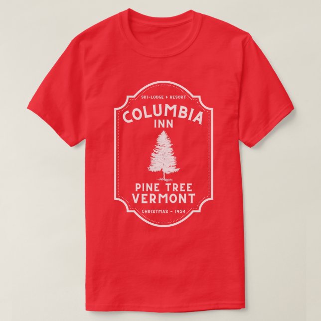 White Christmas Columbia Inn WHITE TShirt (Design Front)