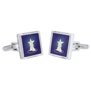 White Christmas Cufflinks