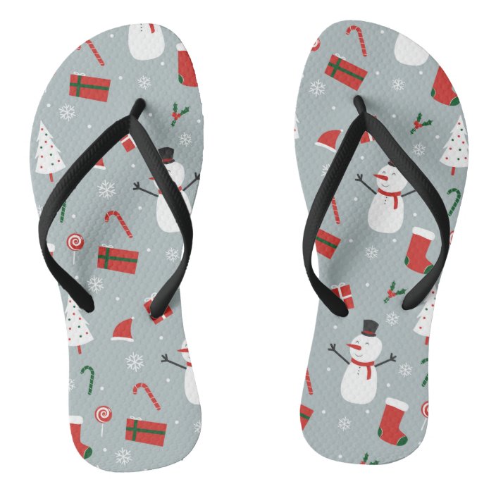 christmas flip flops