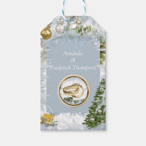 White Christmas Gift Tags