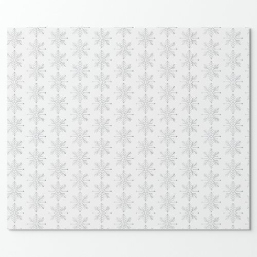 WHITE CHRISTMAS  Gift Wrapping Paper White