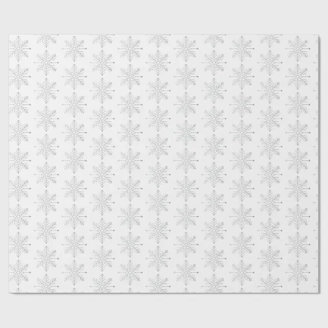WHITE CHRISTMAS / Gift Wrapping Paper White Zazzle
